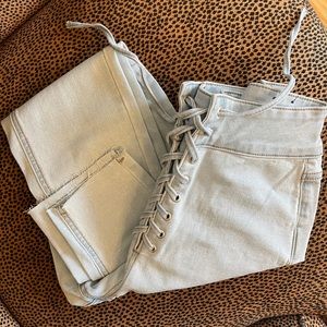 never worn Missguided vice high waisted tube jean